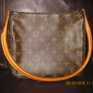 LOUIS VUITTON LEATHER PURSE + DUST BAG